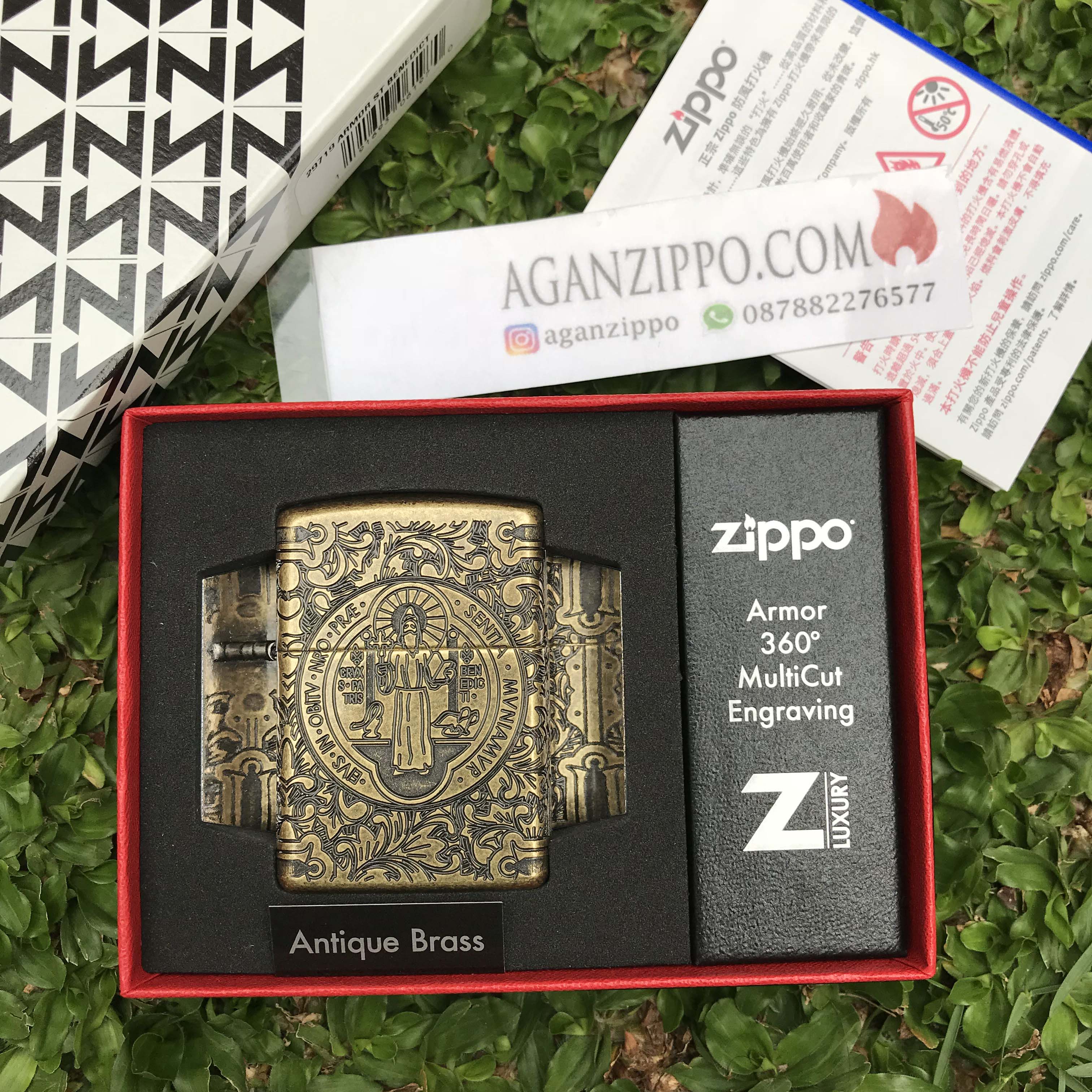 zippo 29719 Original Zippo 29719 St. Benedict Design