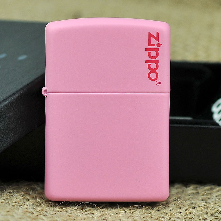 zippo 238ZL Pink Matte with Zippo Logo