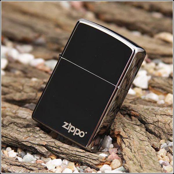 zippo 150zl Black Ice with Zippo Logo
